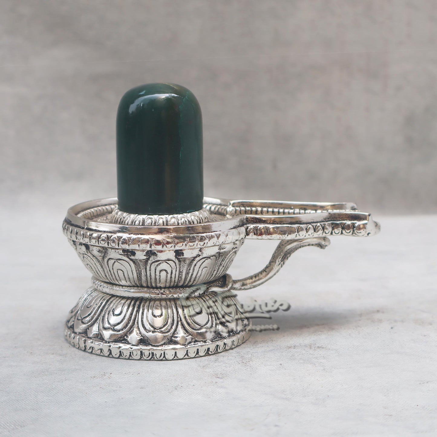 Shivling / Green Jade by Satgurus