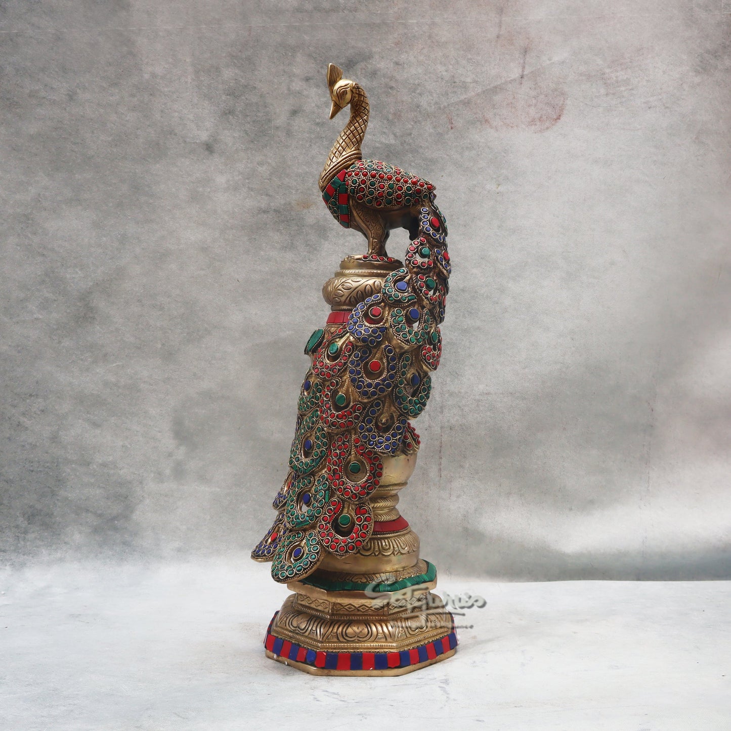 Peacock On Pillar by Satgurus