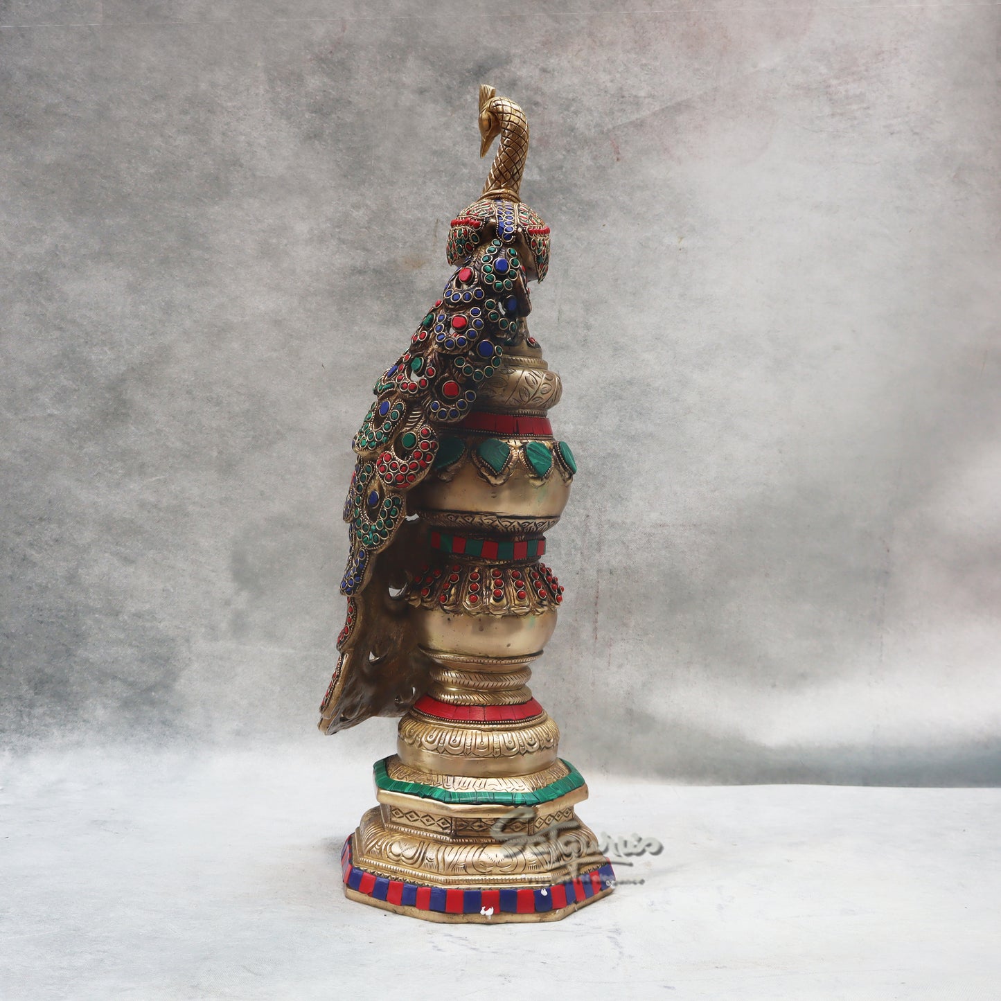 Peacock On Pillar by Satgurus