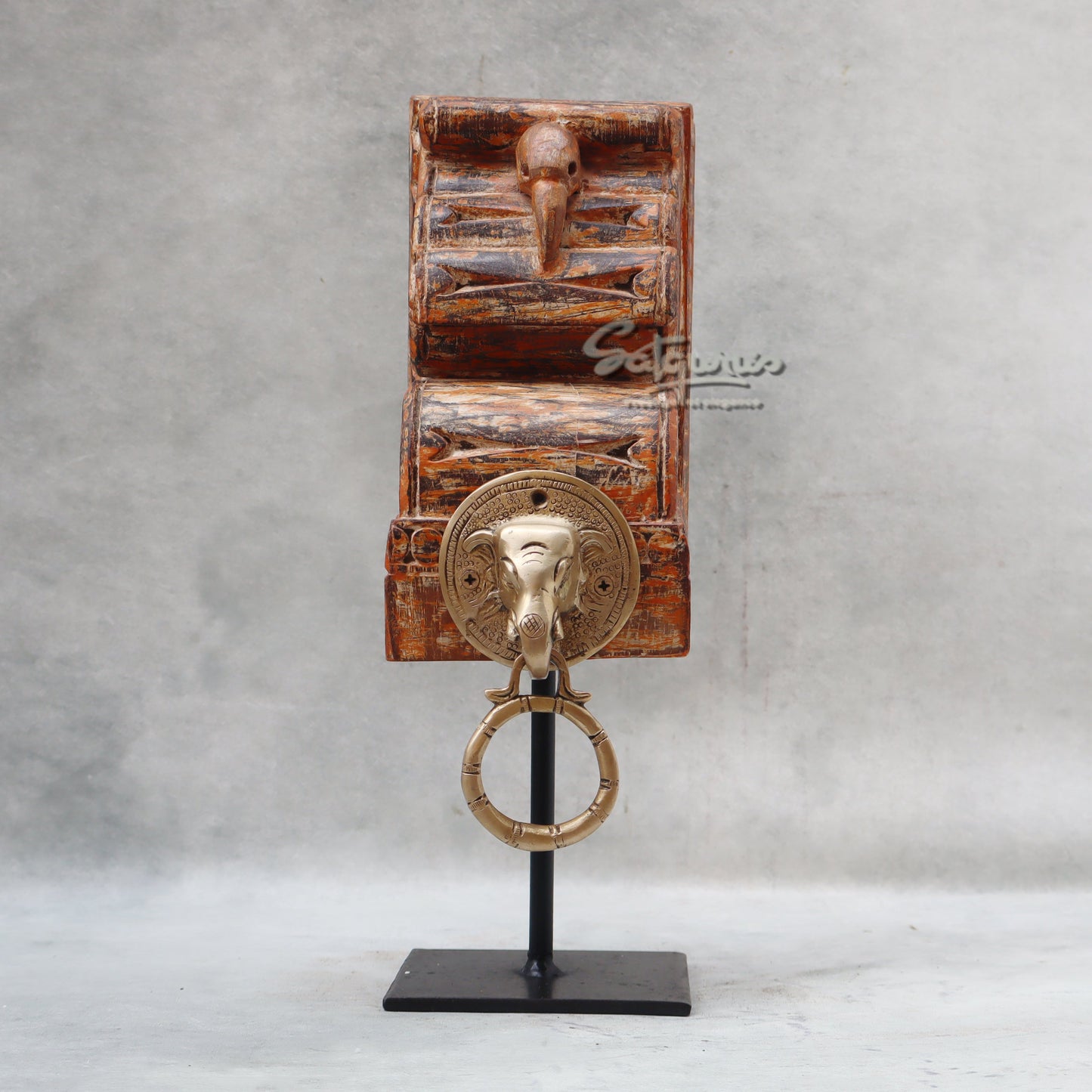 Door Knocker Elephant On Stand by Satgurus