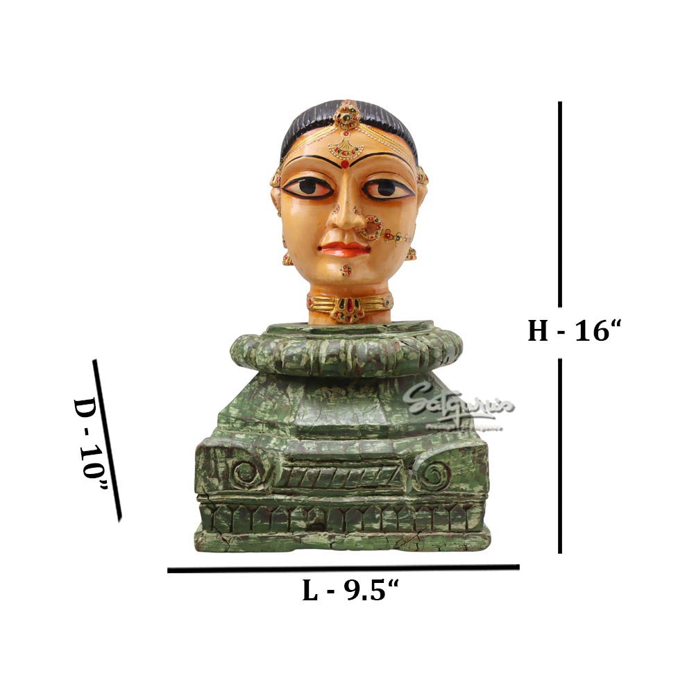 Gauri Head On Stand by Satgurus