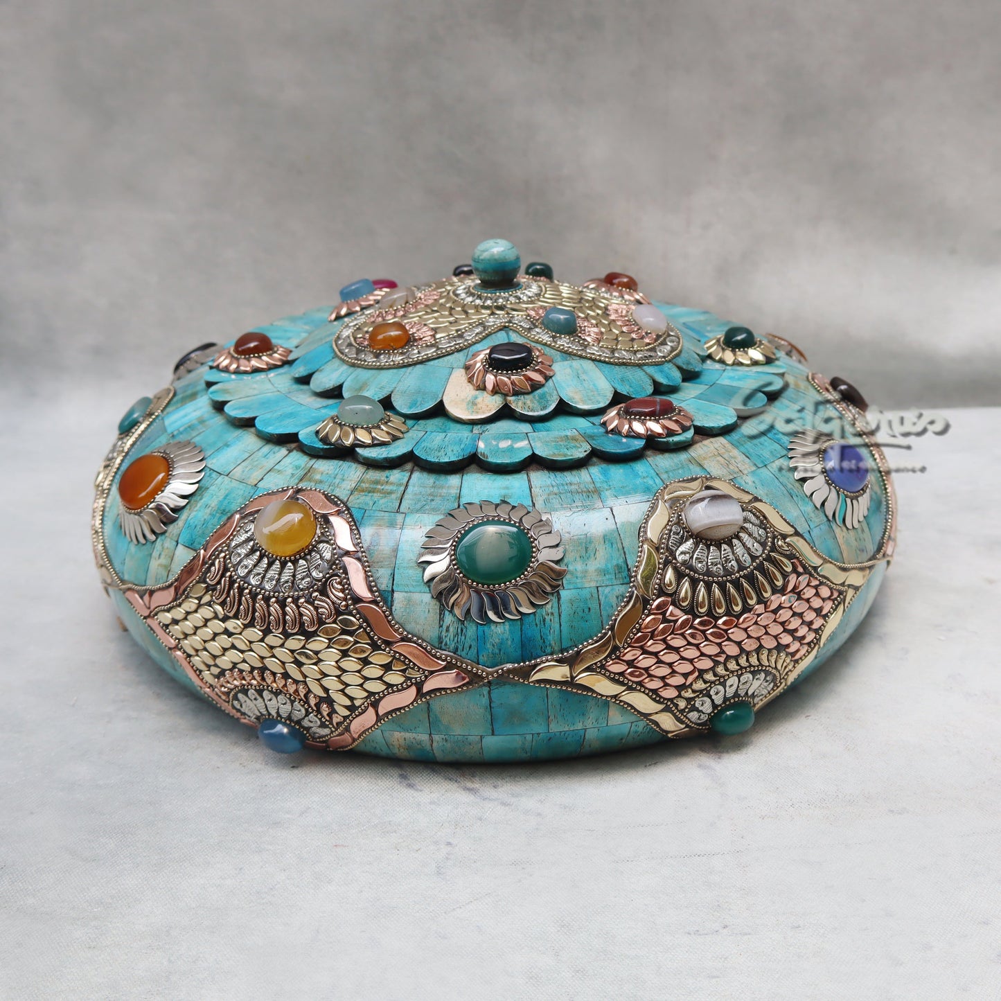 Tachariya Box Stone Work / Blue by Satgurus
