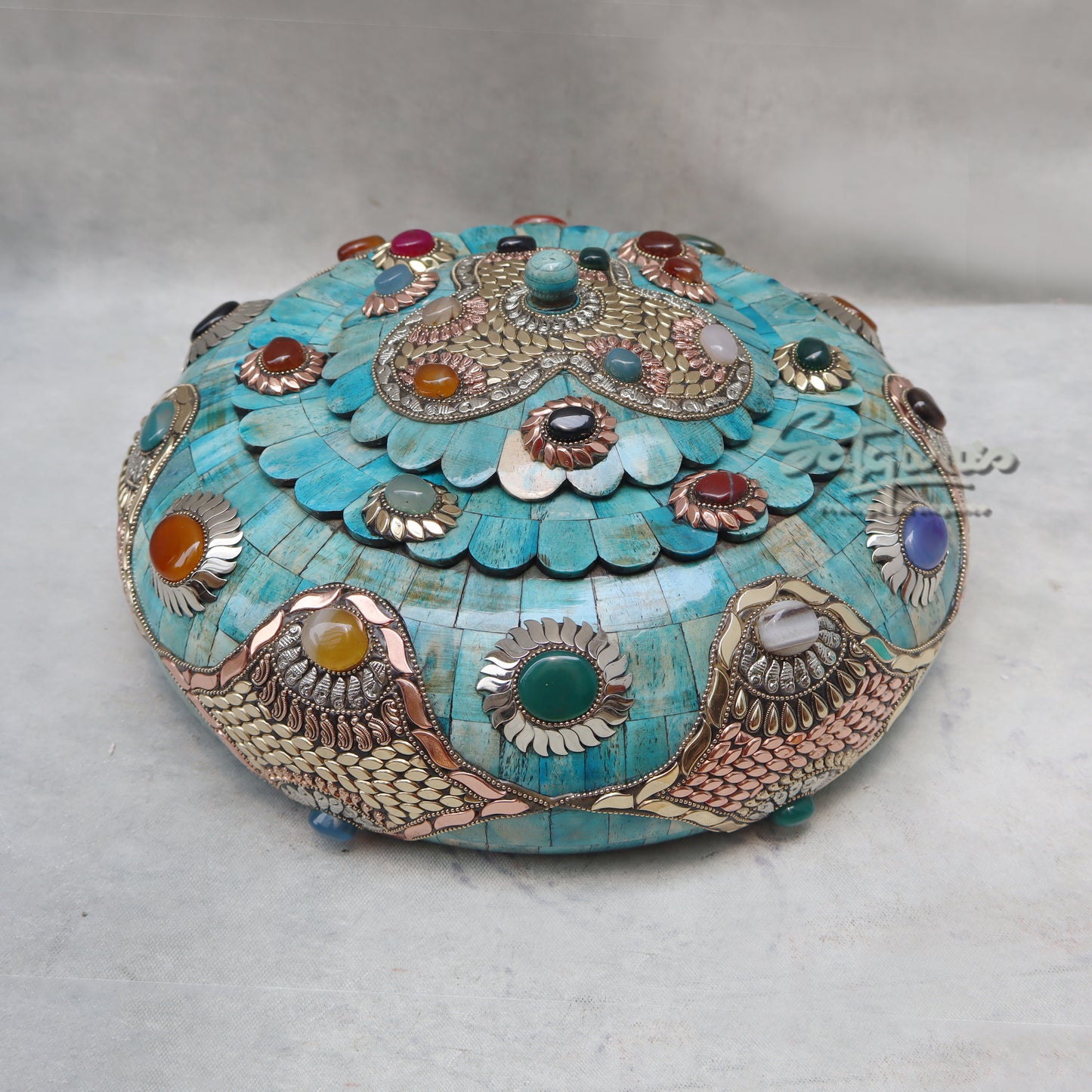 Tachariya Box Stone Work / Blue by Satgurus