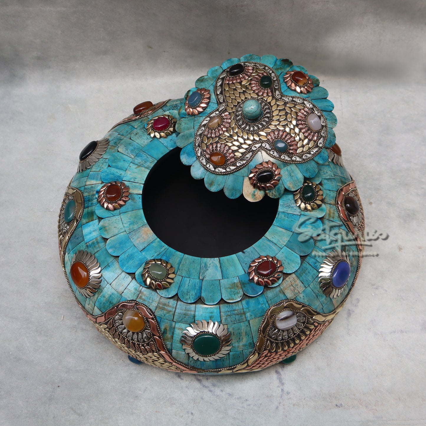 Tachariya Box Stone Work / Blue by Satgurus