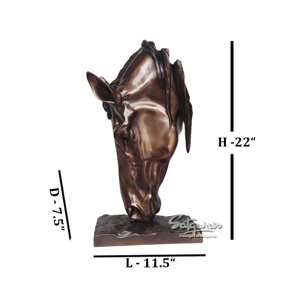 Copper Horse Face by Satgurus