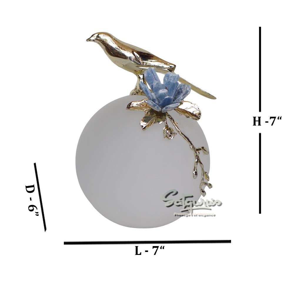 Bird On Crystal Ball Big by Satgurus
