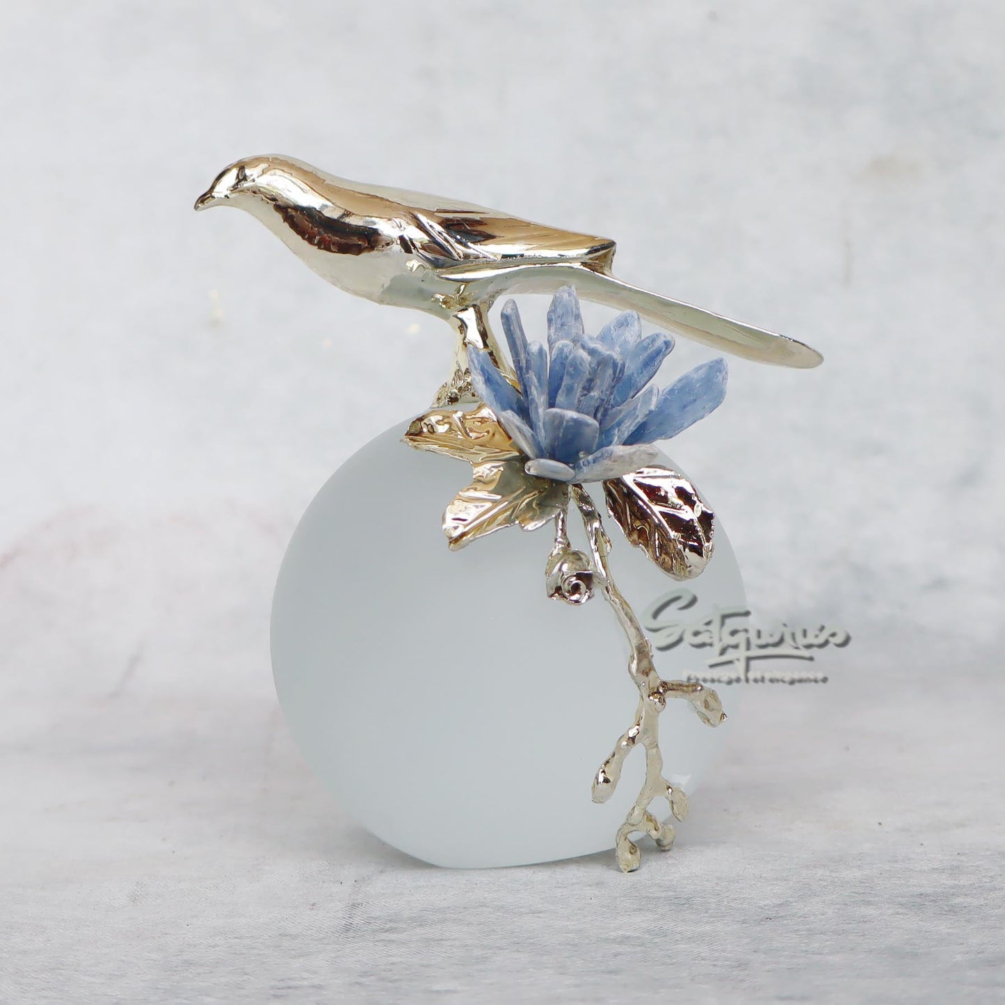 Bird On Crystal Ball Small by Satgurus