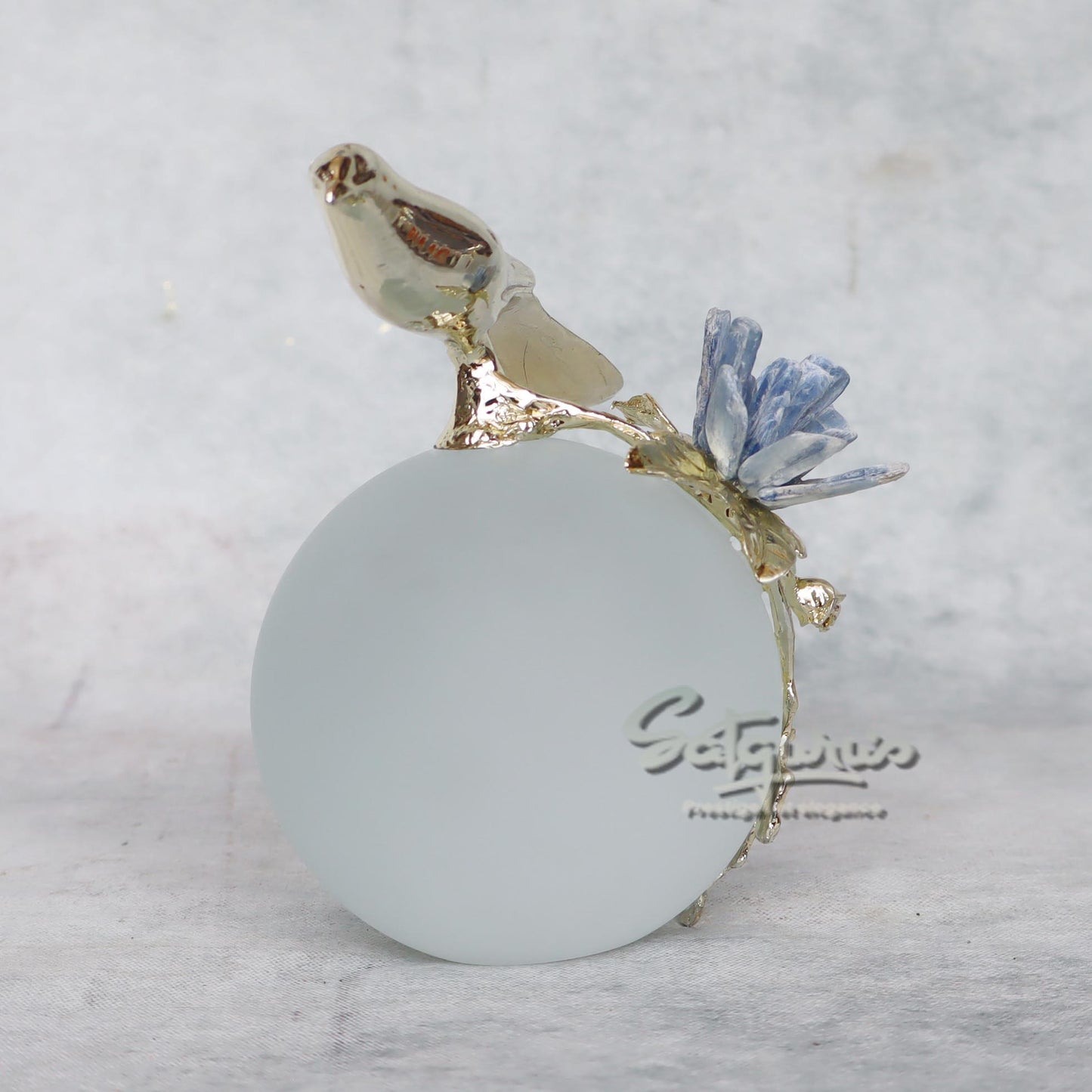 Bird On Crystal Ball Small by Satgurus