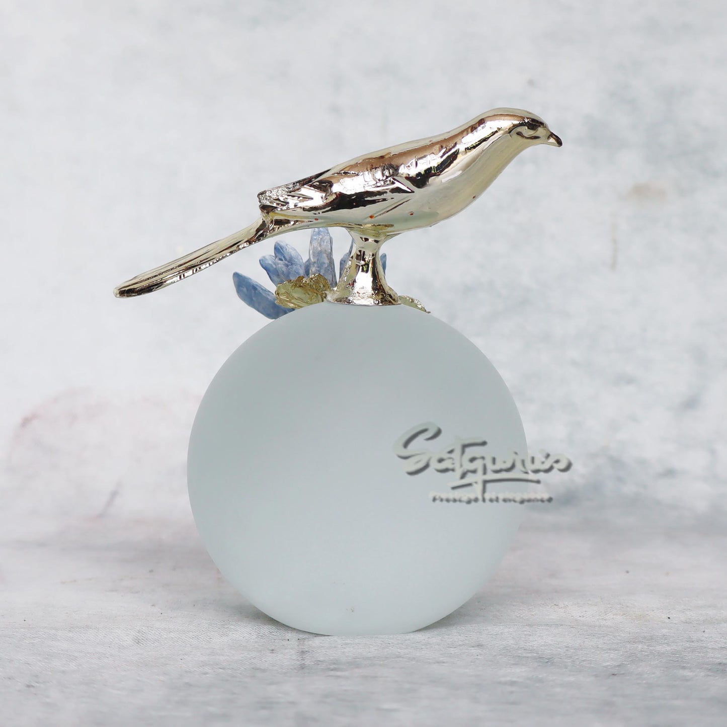 Bird On Crystal Ball Small by Satgurus