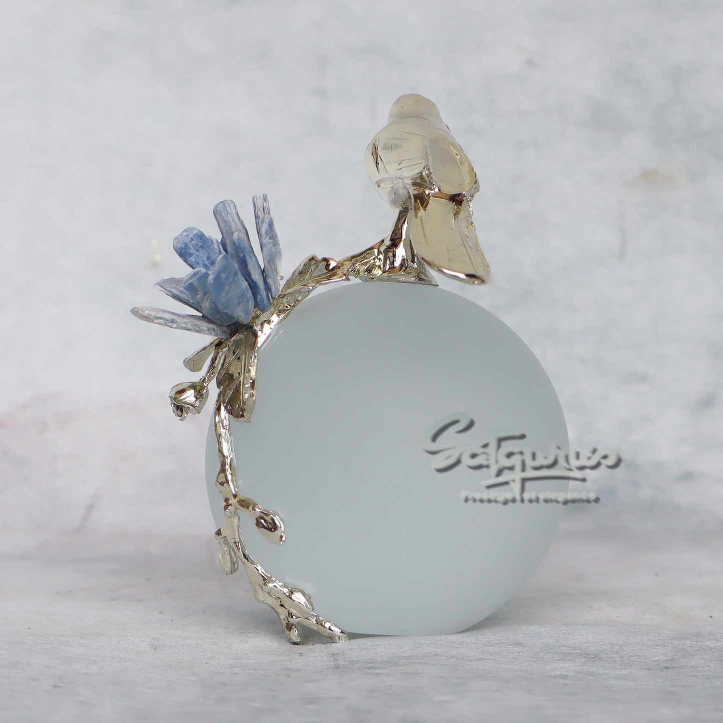 Bird On Crystal Ball Small by Satgurus