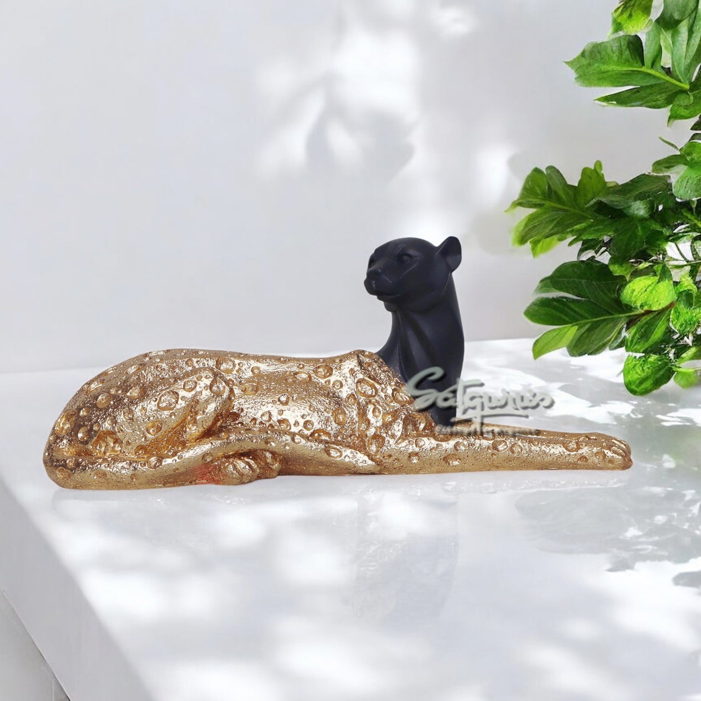Relaxing Lioness Sculpture by Satgurus