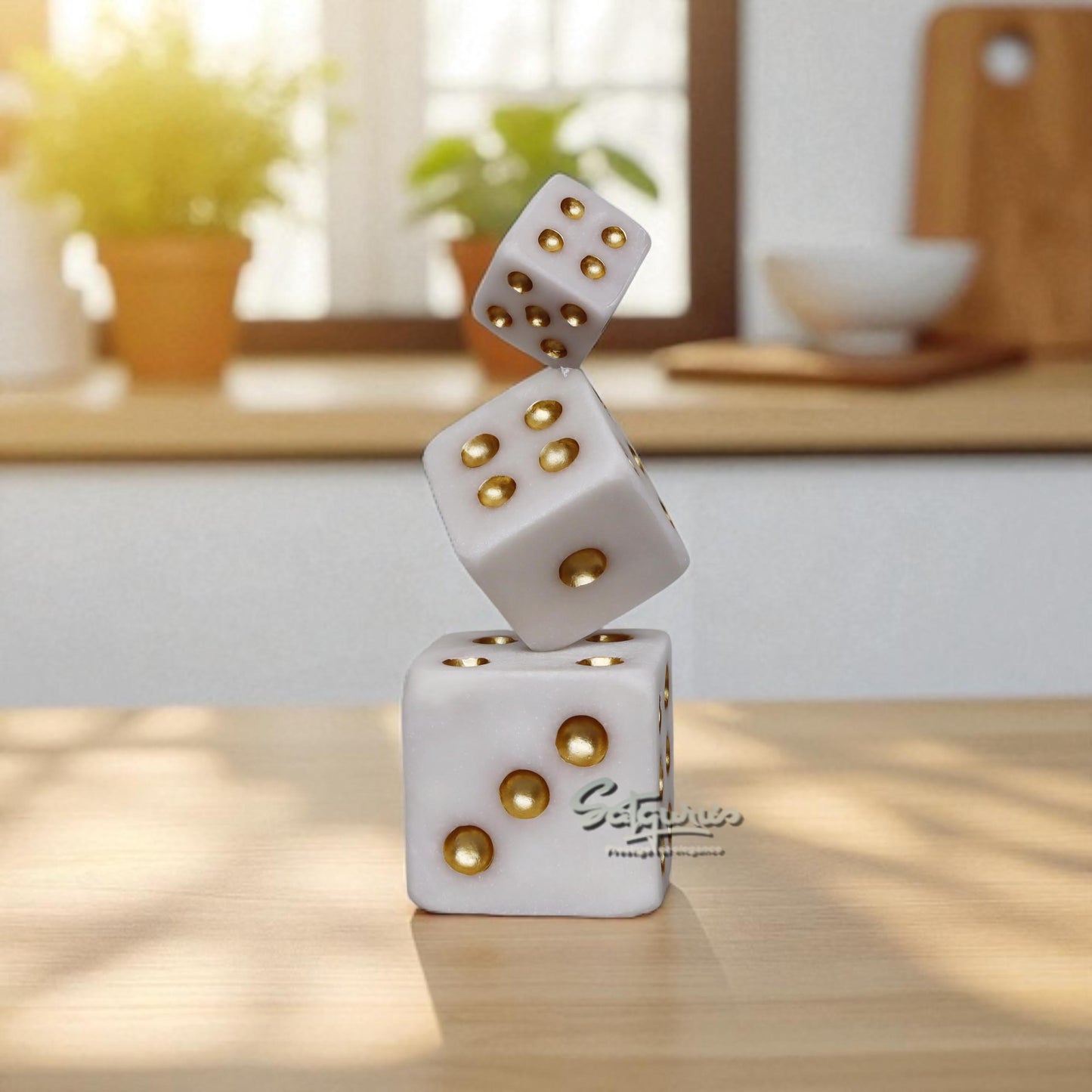 Dice Showpiece Set of 3 by Satgurus