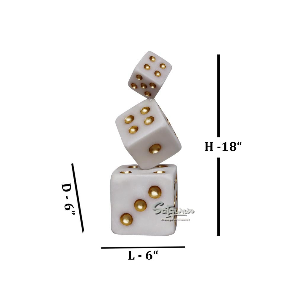 Dice Showpiece Set of 3 by Satgurus