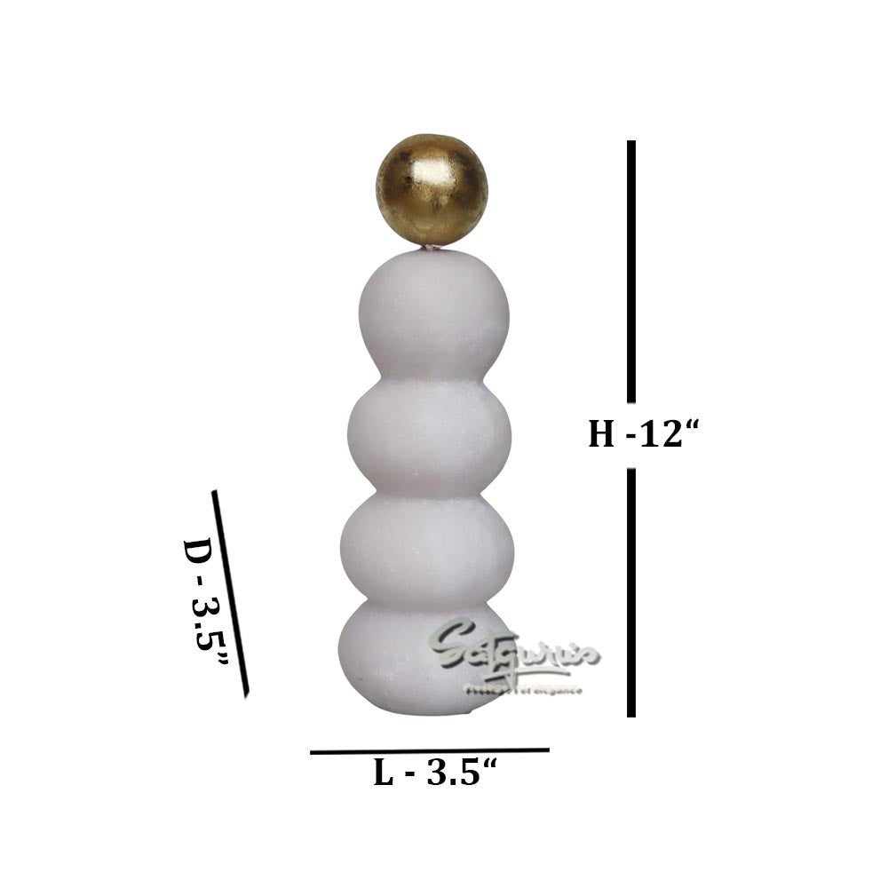 Ball Pillar Showpiece / Small by Satgurus