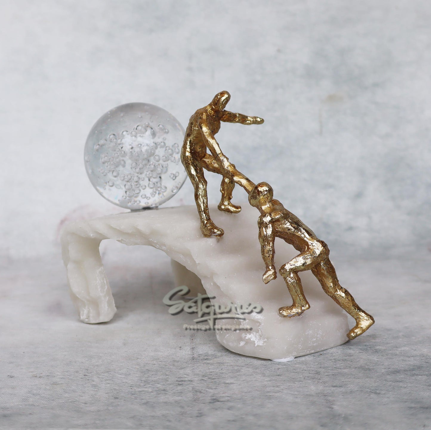 Helping Hand With Crystal Ball by Satgurus