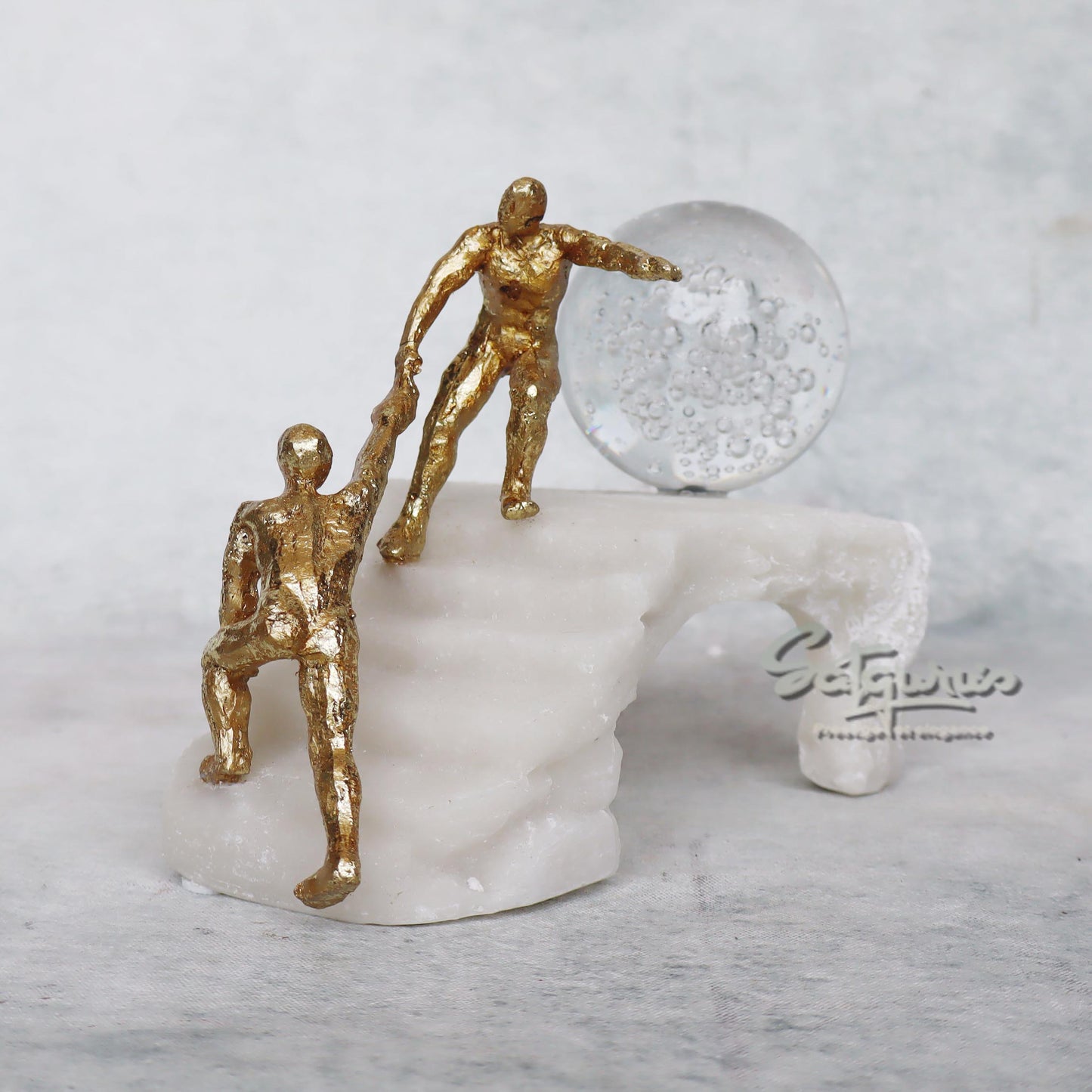 Helping Hand With Crystal Ball by Satgurus
