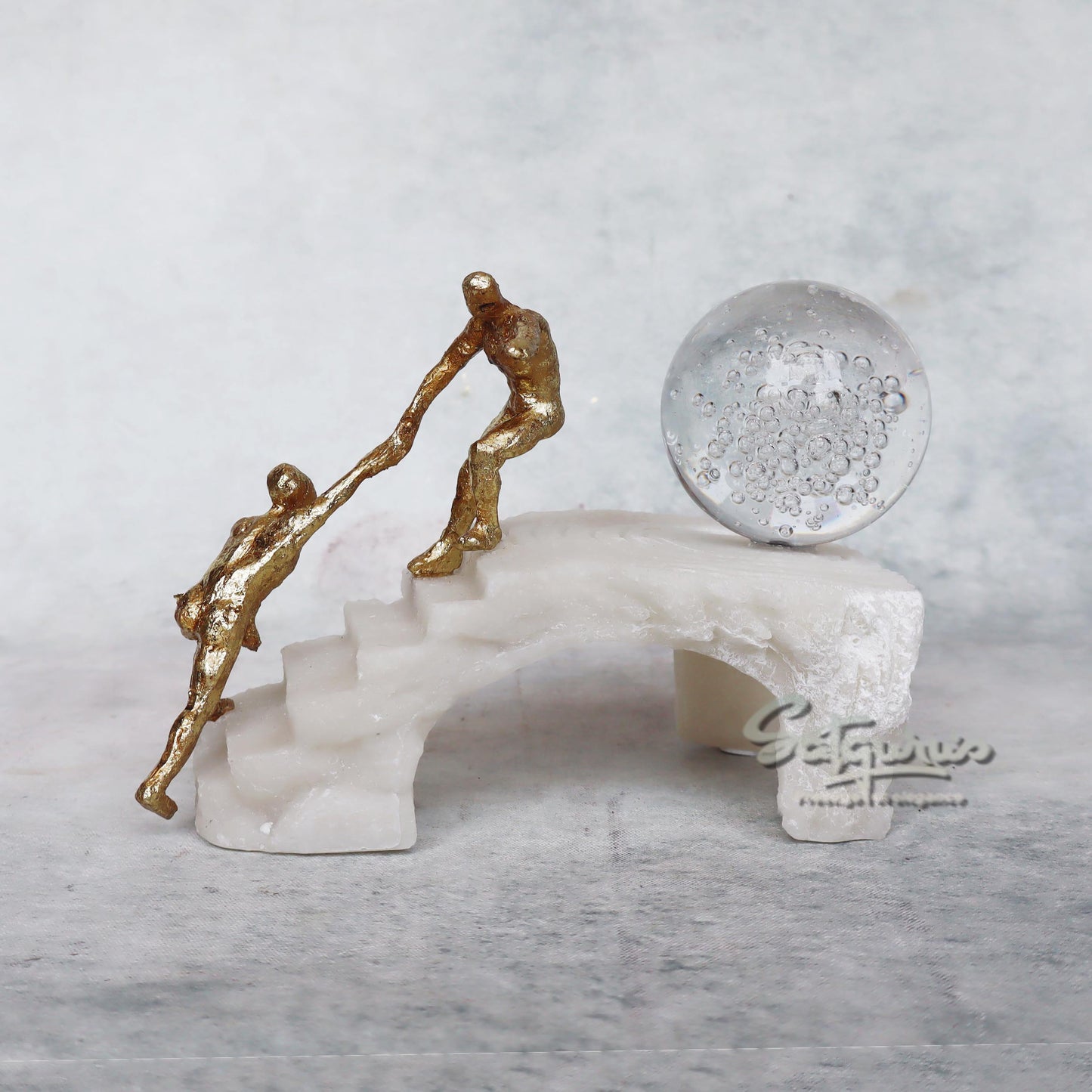 Helping Hand With Crystal Ball by Satgurus