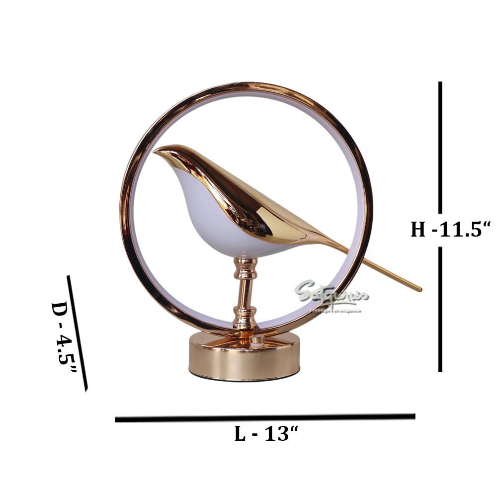 Bird Ring Table Lamp by Satgurus