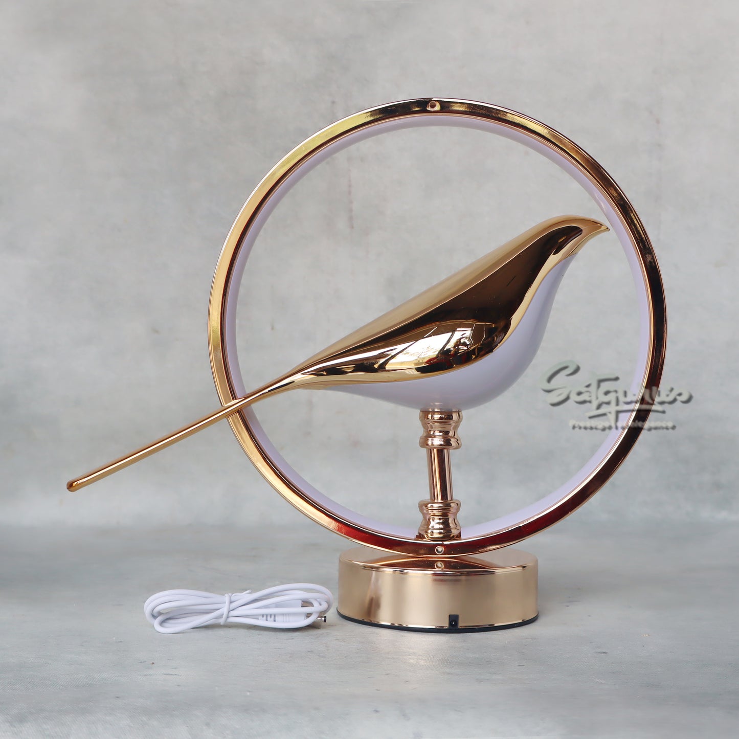 Bird Ring Table Lamp by Satgurus