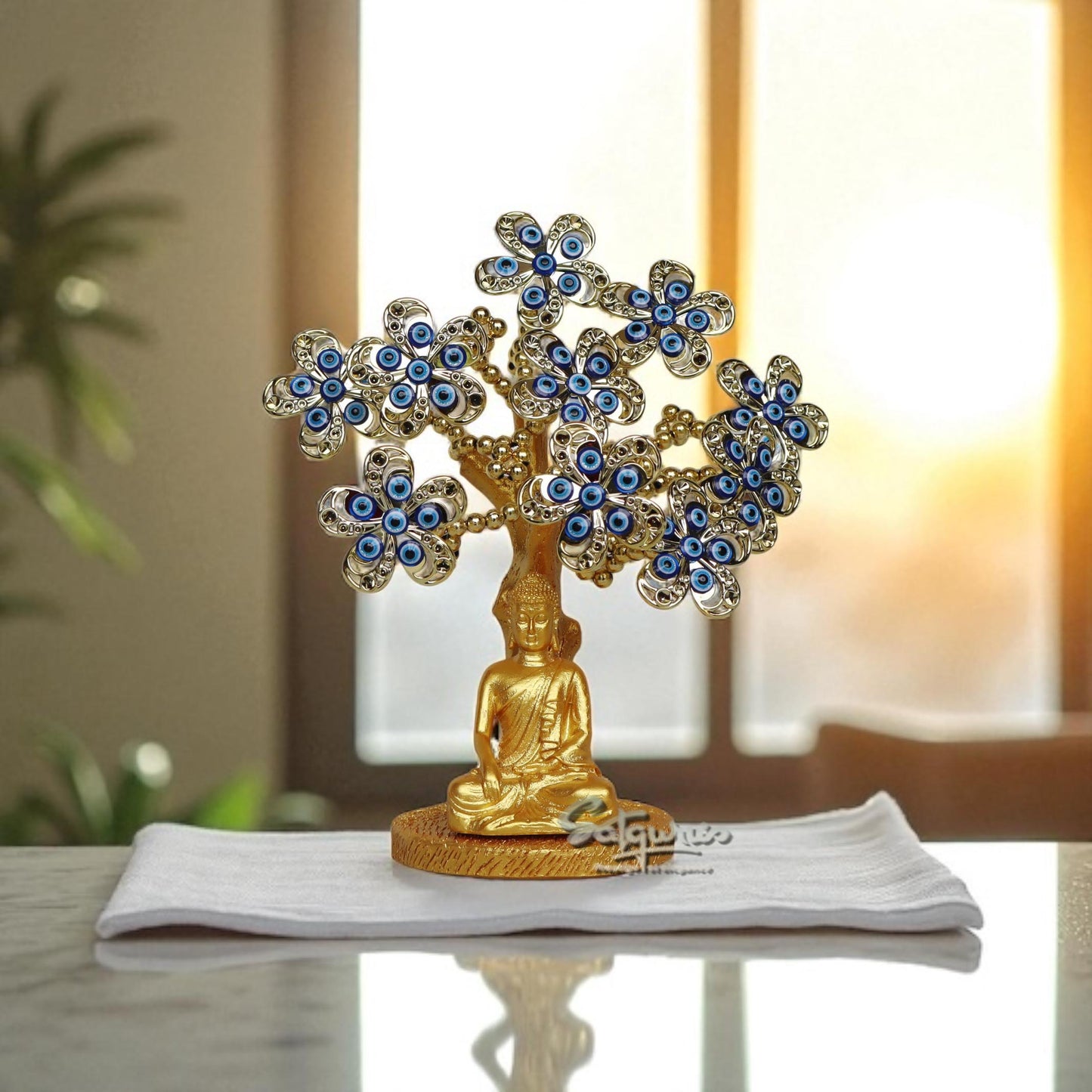 Buddha Sitting Under Evileye Tree by Satgurus