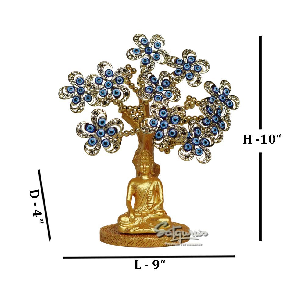 Buddha Sitting Under Evileye Tree by Satgurus