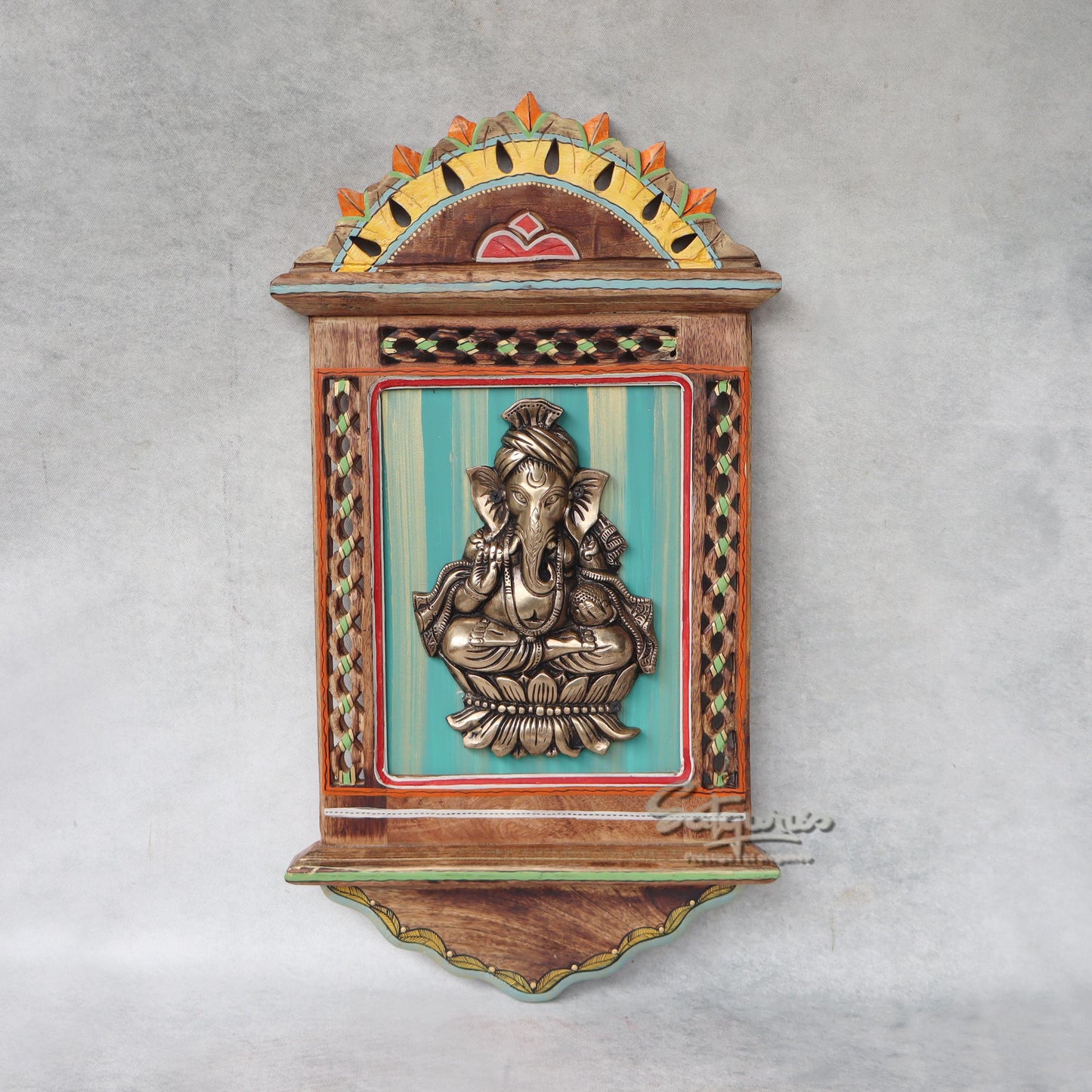 Avighna Wall Décor Frame With Divine Ganesha by Satgurus