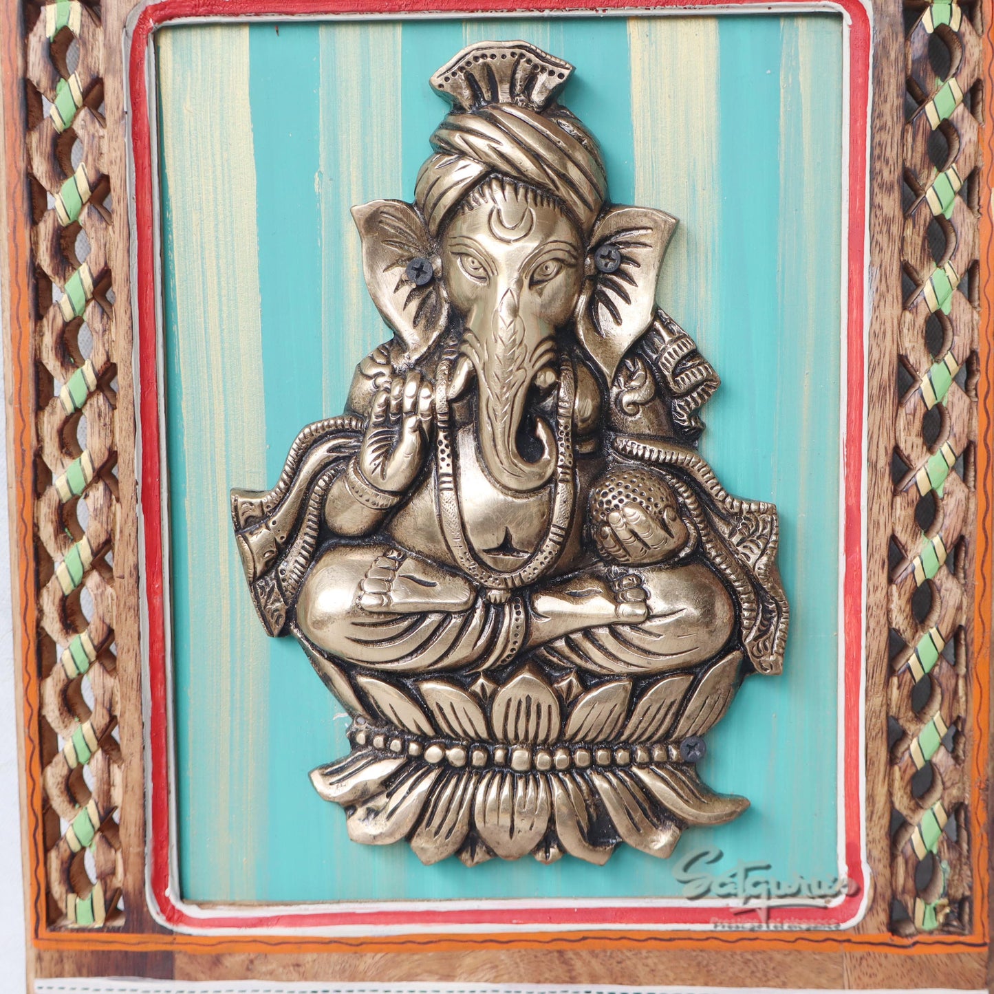 Avighna Wall Décor Frame With Divine Ganesha by Satgurus