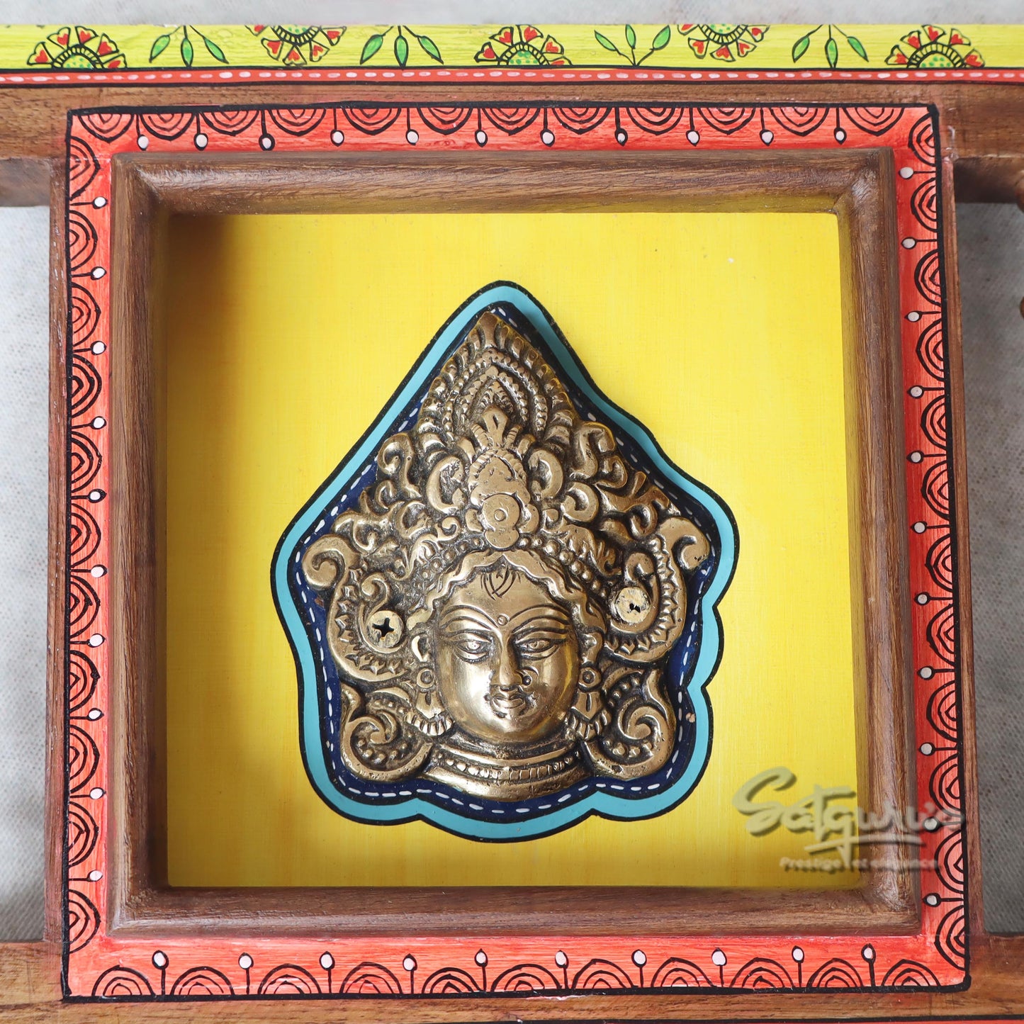 Parameshwar Wall Décor Frame With Divine Vishnu by Satgurus