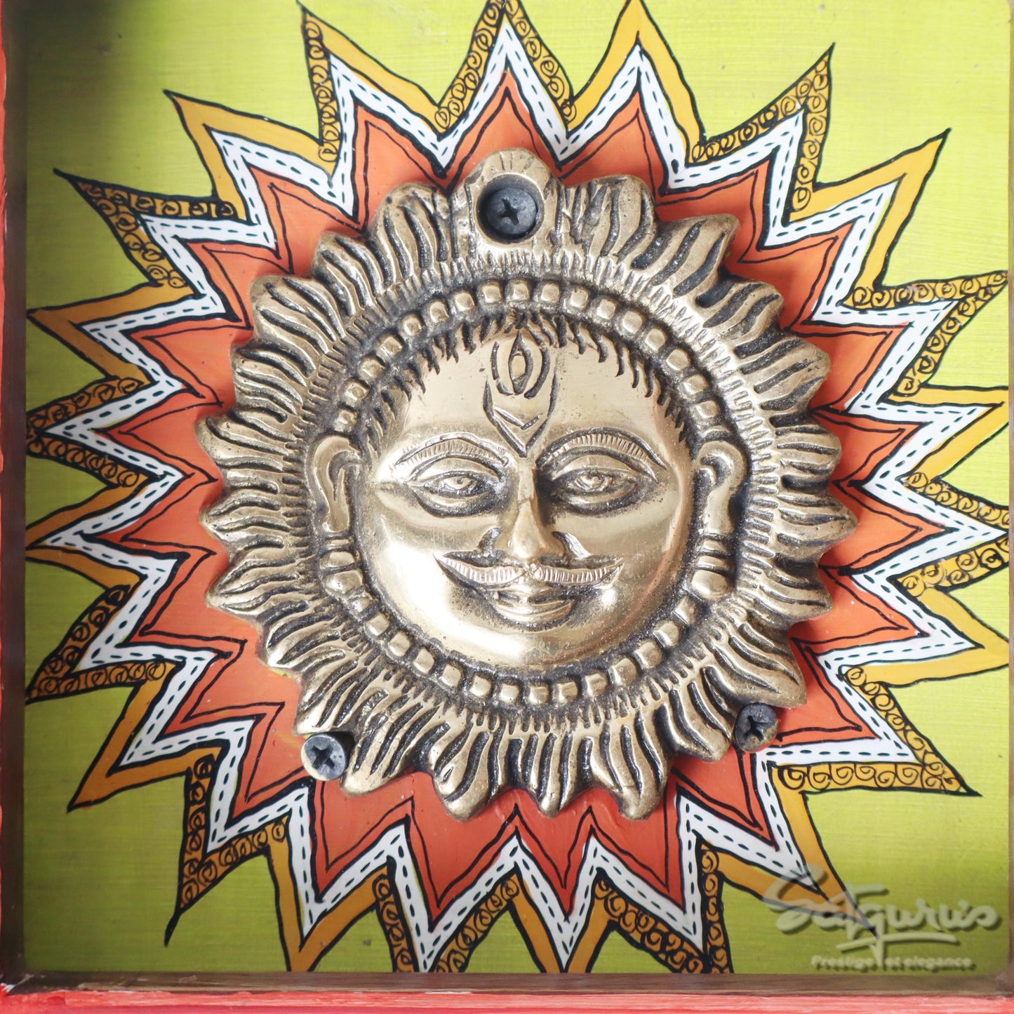 Divya Wall Décor With Brass Surya Dev by Satgurus