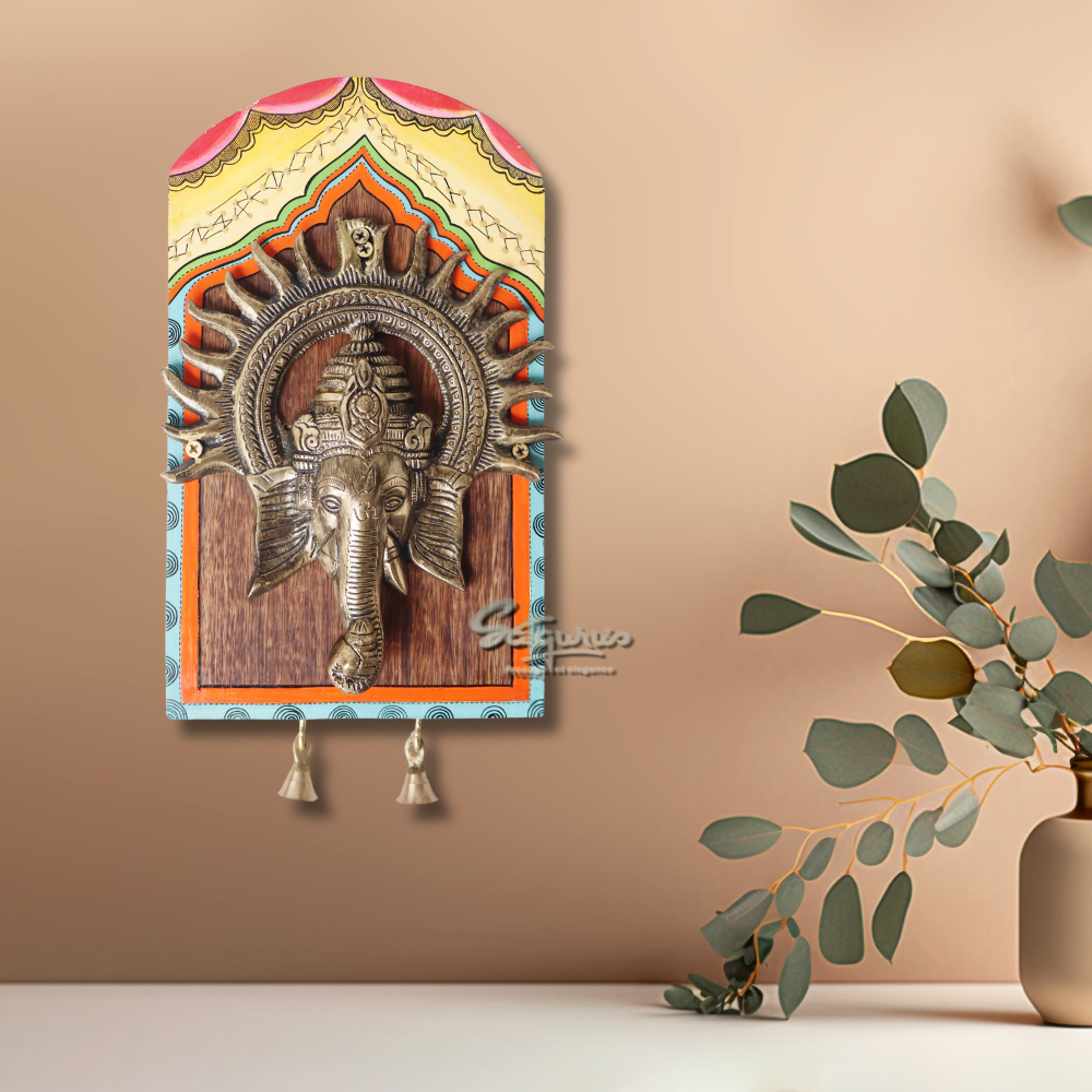 Amantran Wall Décor Frame With Divine Ganesha #2 by Satgurus