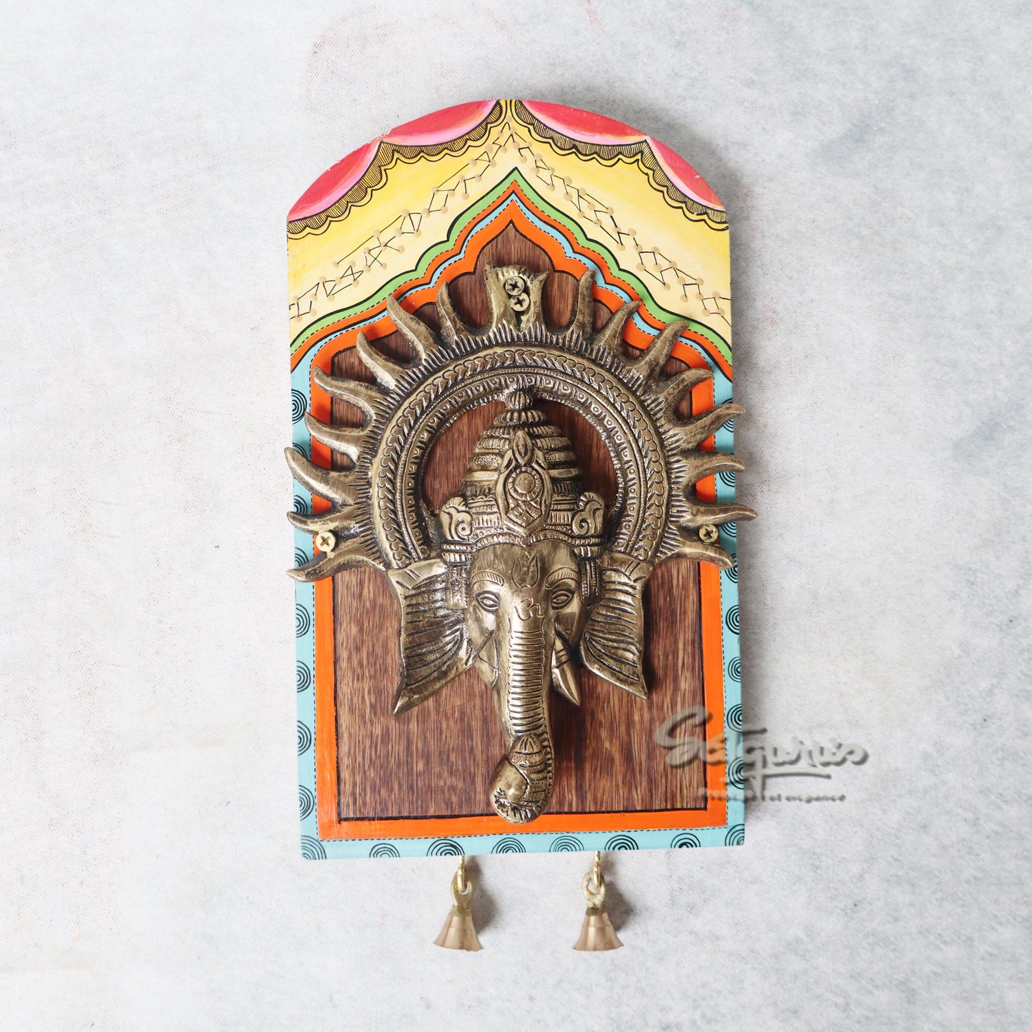 Amantran Wall Décor Frame With Divine Ganesha #2 by Satgurus