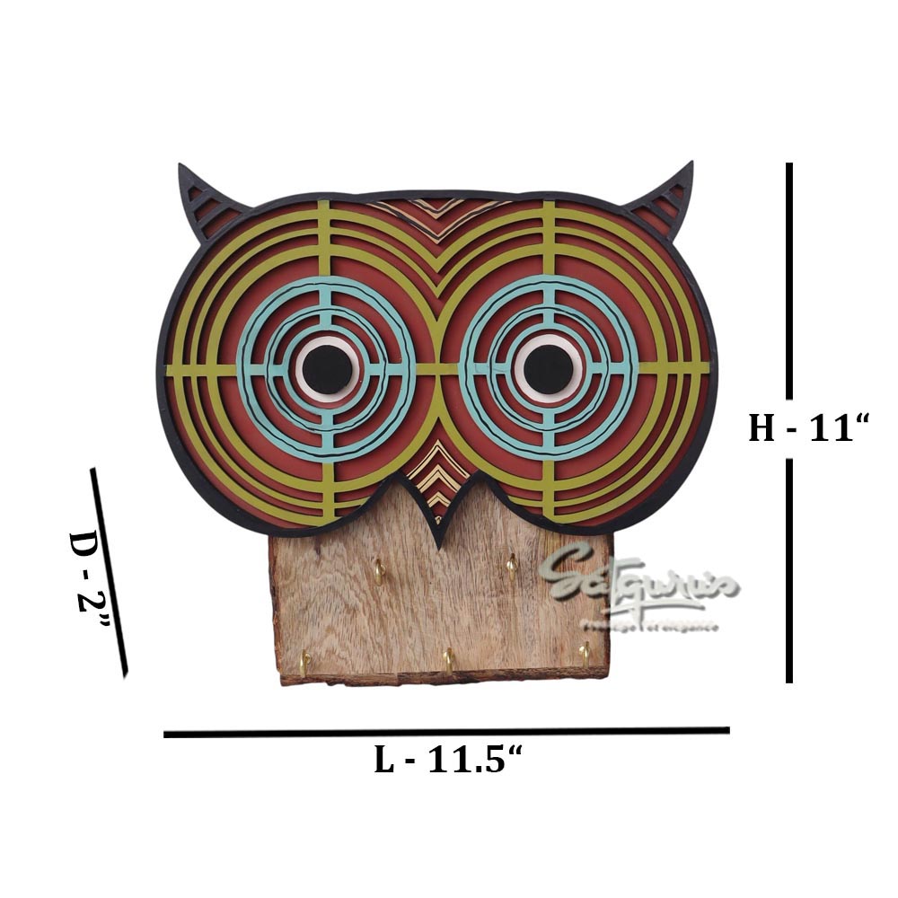 Owl Mask Key Hanger by Satgurus