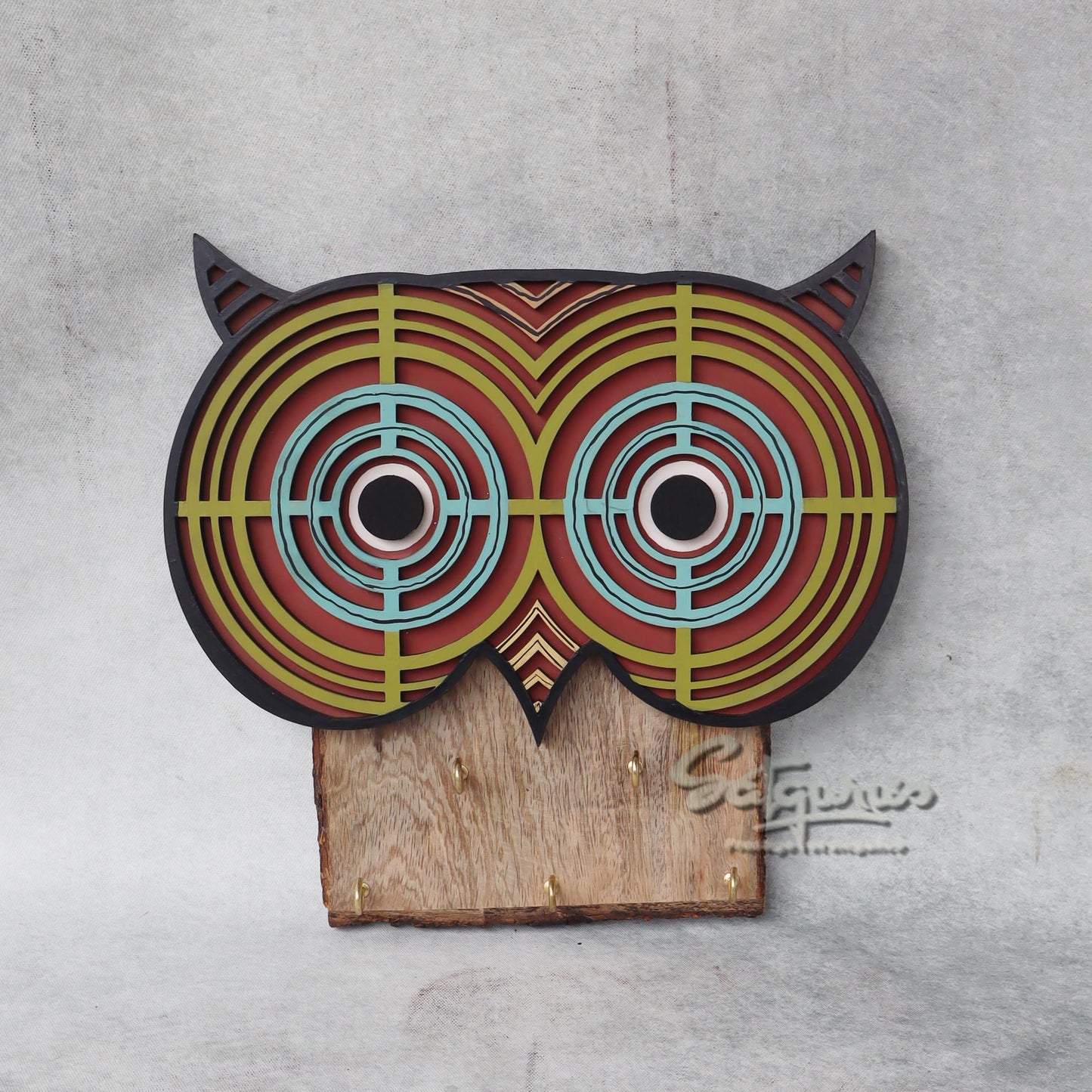 Owl Mask Key Hanger by Satgurus