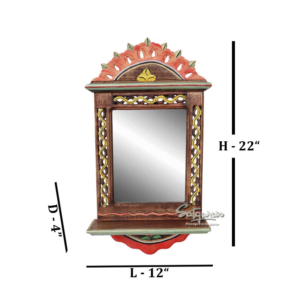 Handcrafted Jharokha Mirror by Satgurus
