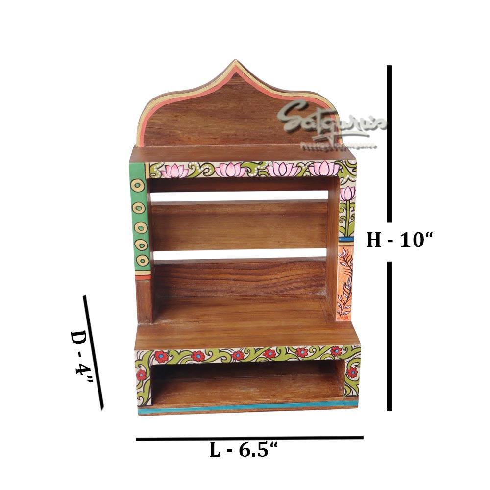 Hand Painted Storage Rack by Satgurus