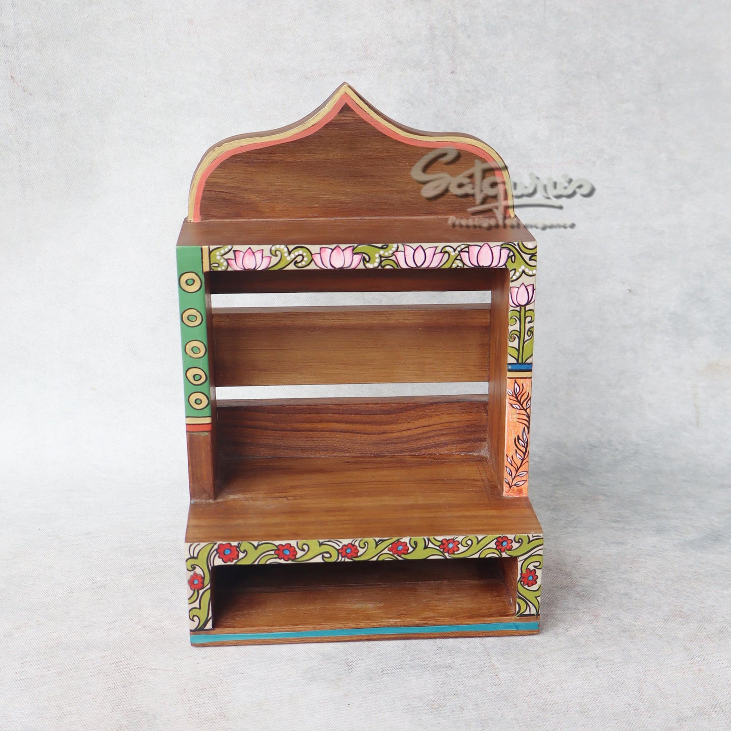 Hand Painted Storage Rack by Satgurus
