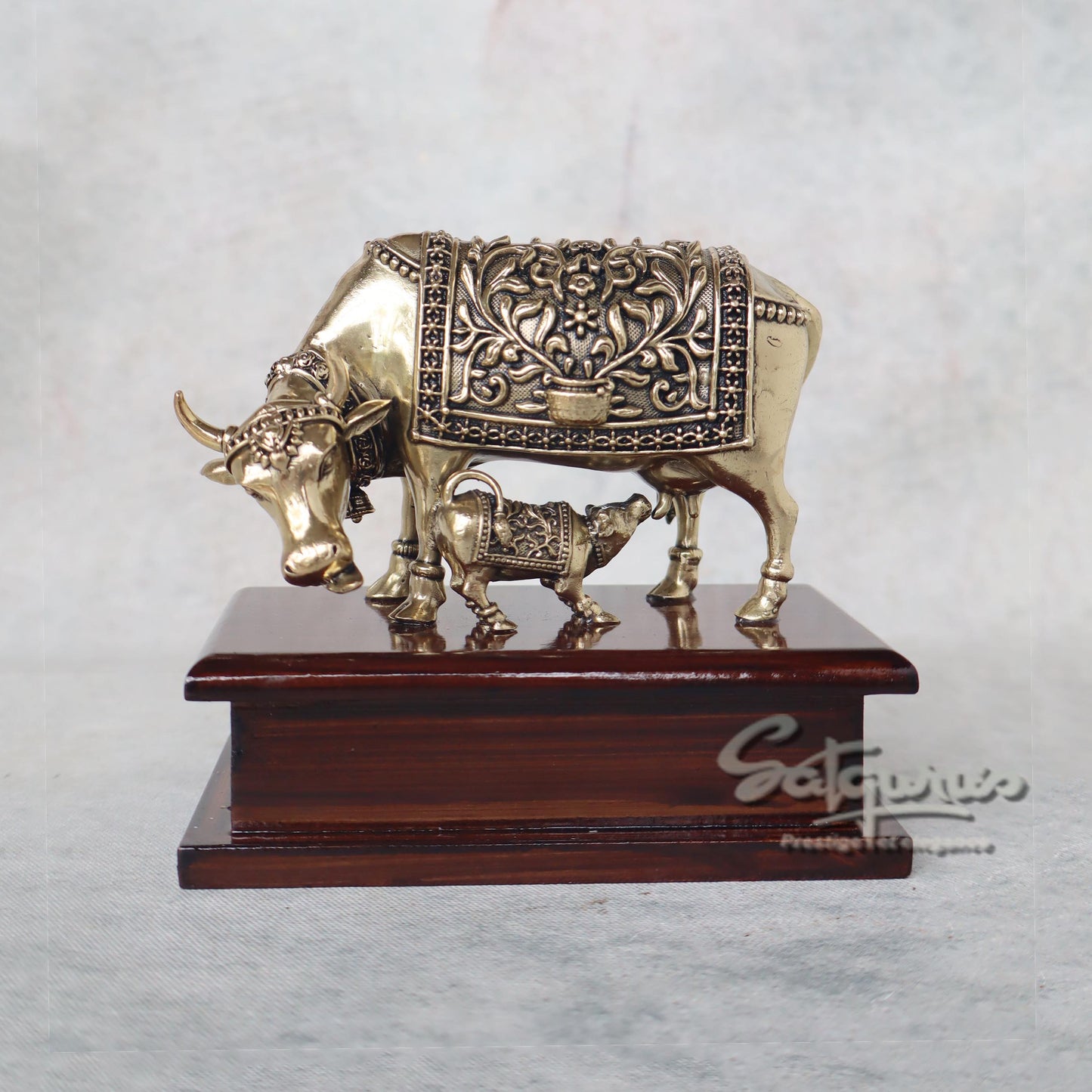 Cow & Calf On Base / Left by Satgurus