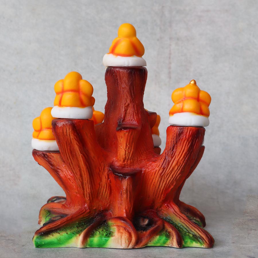 Ashtavinayak Ganesha (Orange) By Satgurus