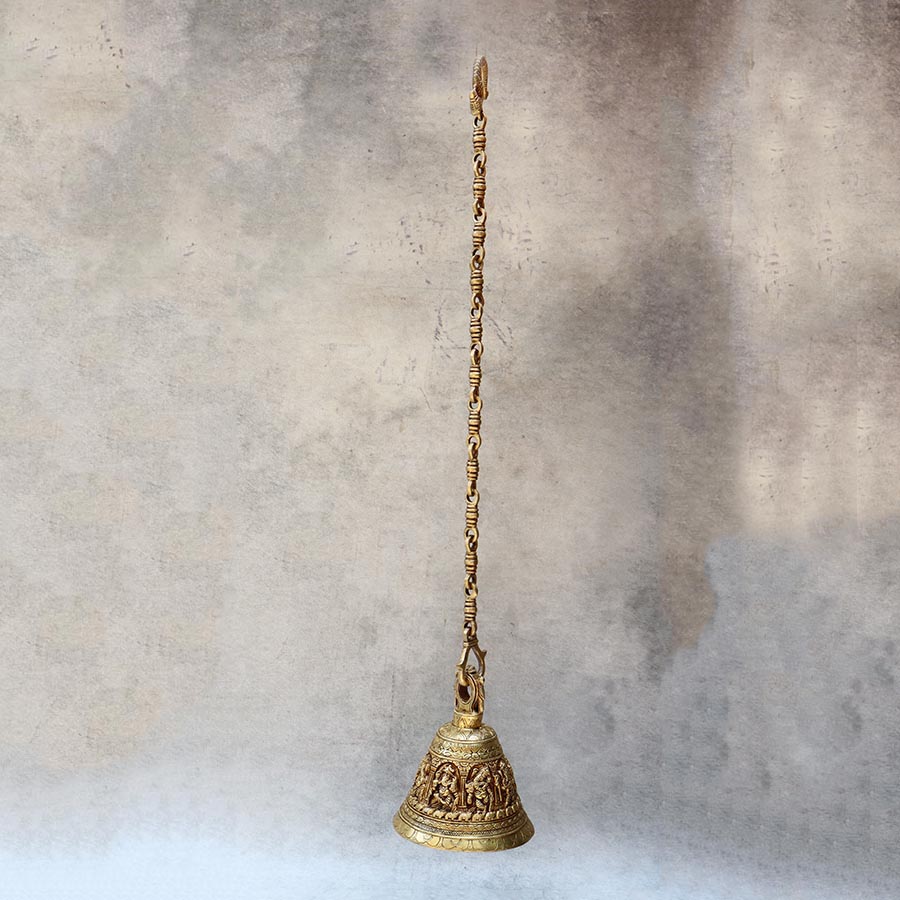 Brass Hanging Temple Bell BY Satgurus