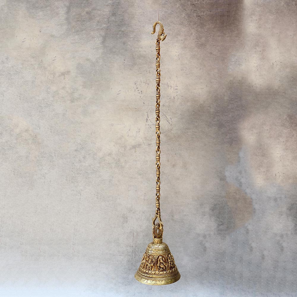 Brass Hanging Temple Bell BY Satgurus
