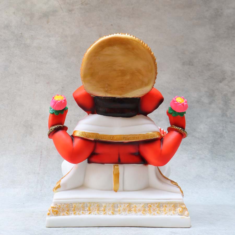 Dagdu Ganesha (Red) By Satguru's