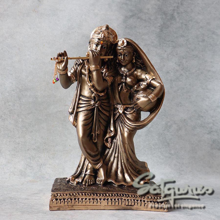 Metallic Finish Radha Krishna By Satguru's