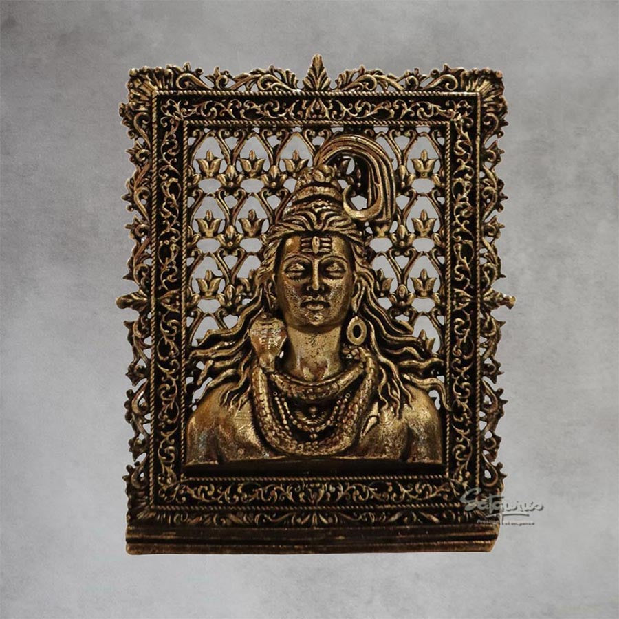 Car Shiva Face Table Top By Satguru's