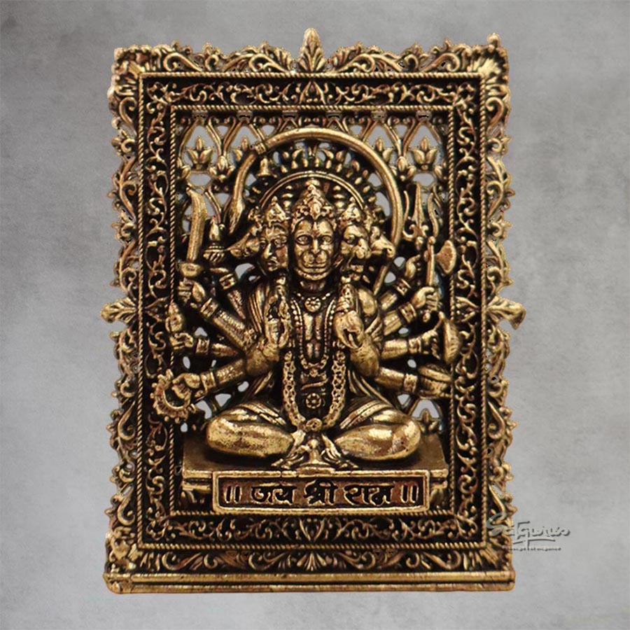 Car Panchmukhi Sitting Hanuman Table Top By Satguru's