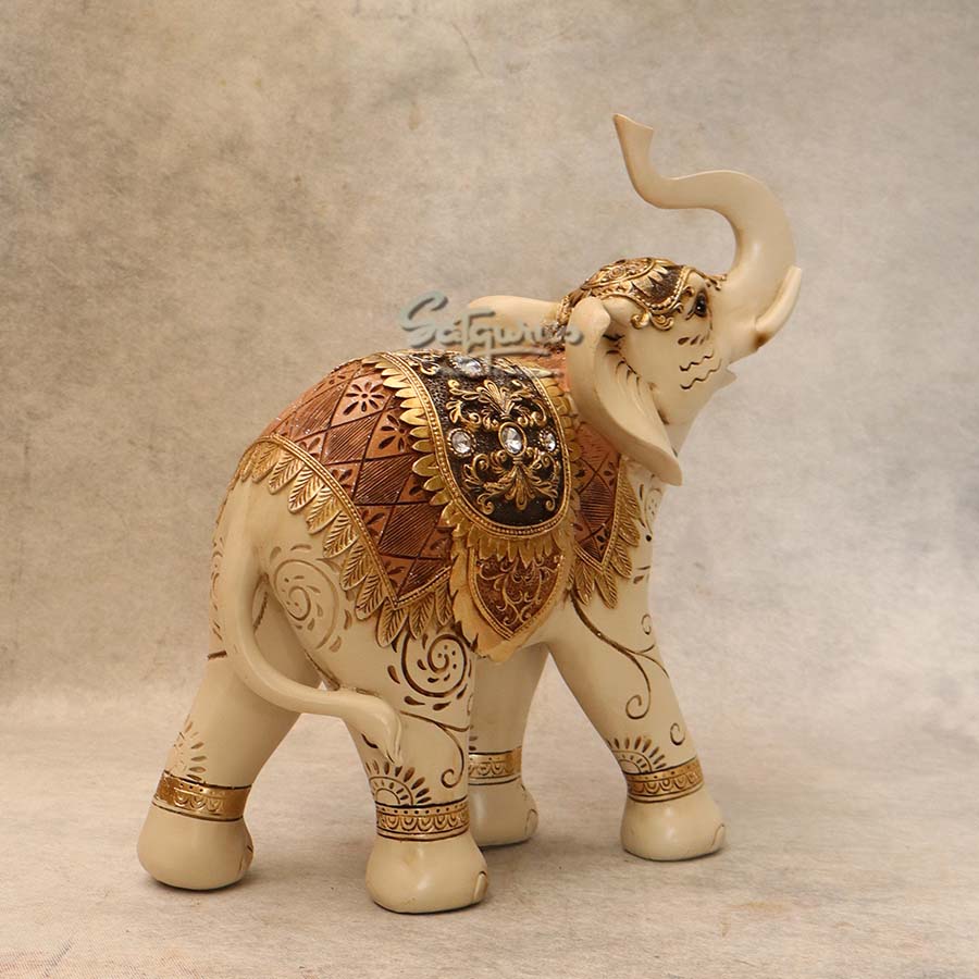 Elephant Trunk Up ( Brown ) By Satguru's