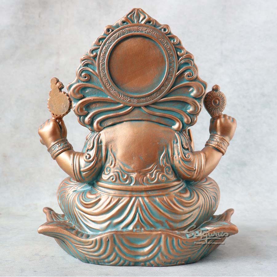 Lord Ganesha Idol Rustic Look By Satguru's