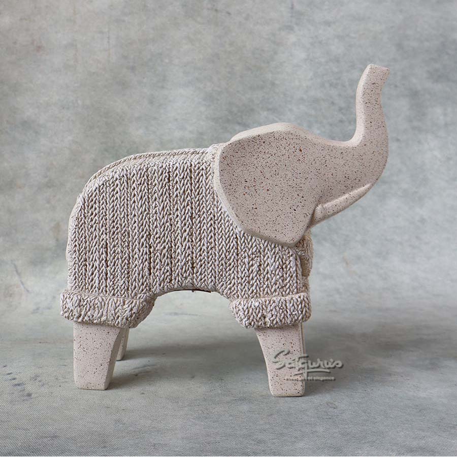 Textured Sand Finish Elephant By Satguru's