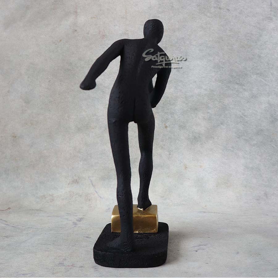 Abstract Black Figurine By Satguru's