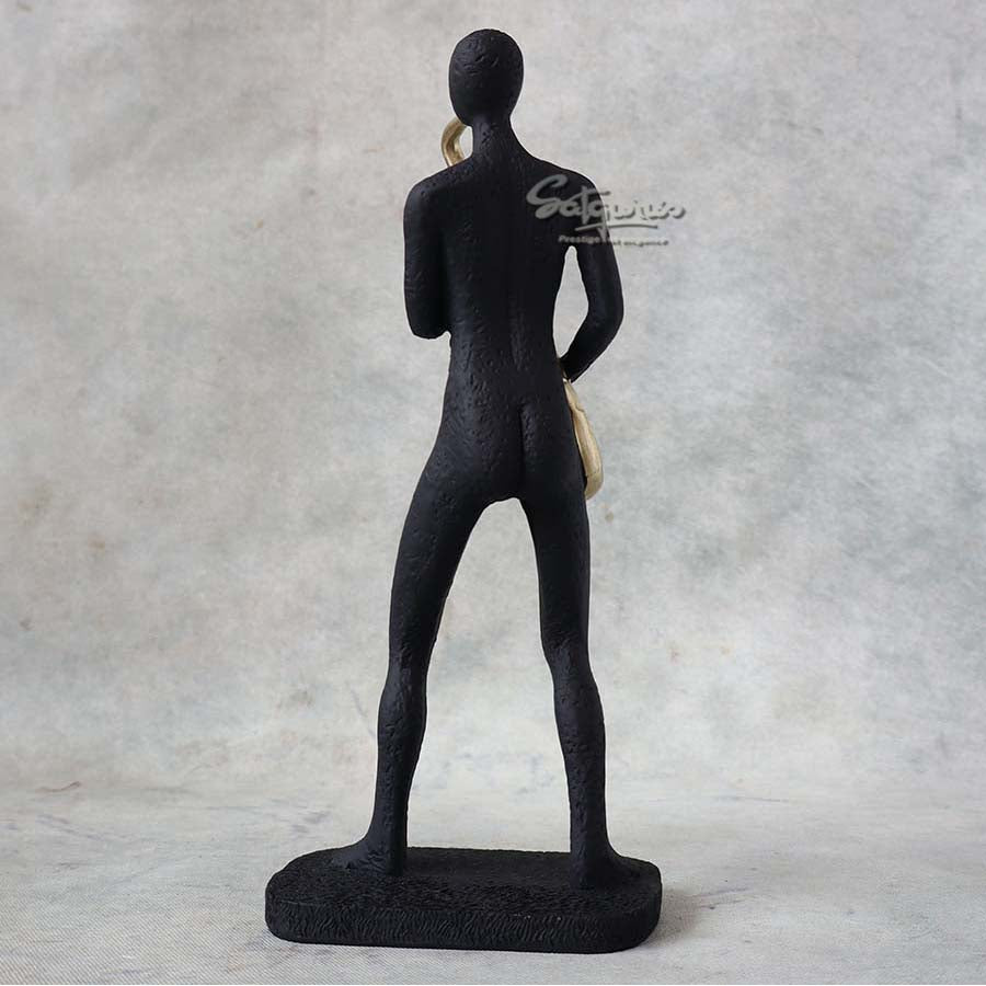 Abstract Saxophone Player Figurine By Satguru's