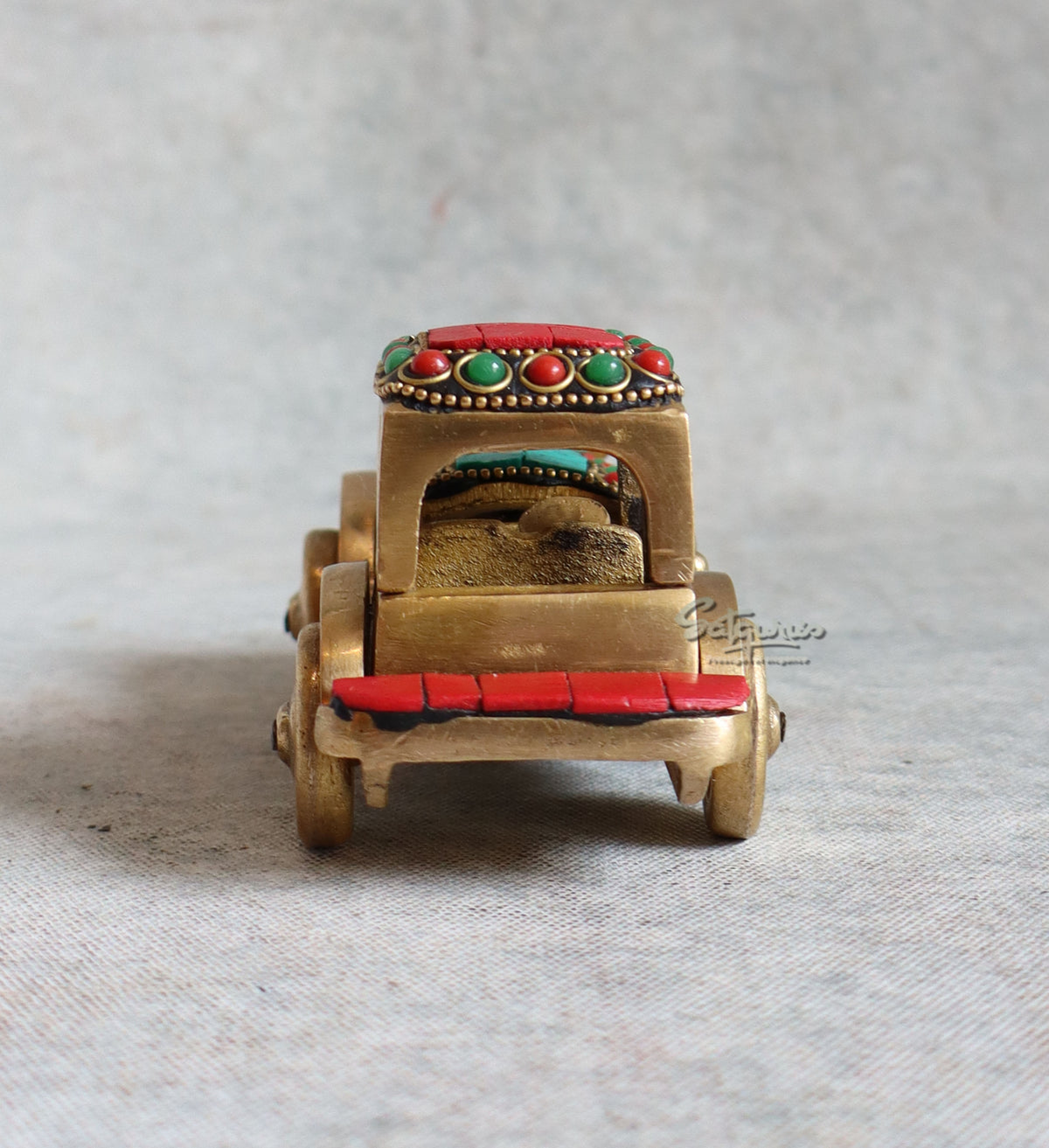 Brass Stone Work Vintage Car By Satguru's